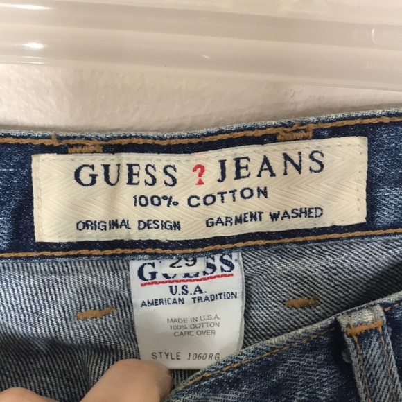 Vintage Guess high waisted bootcut denim jeans ladies size 29 - Picture 6 of 12